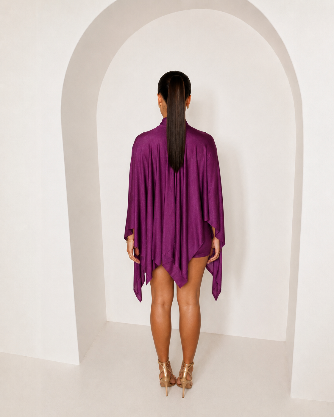 Arabia Draped Mini Dress
