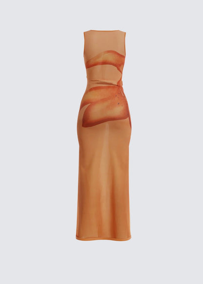 THE ‘TULIP’ DRESS - ORANGE