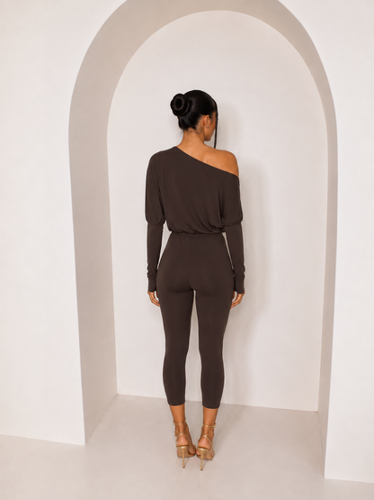 Sienna Capri Co-ord - Chocolate