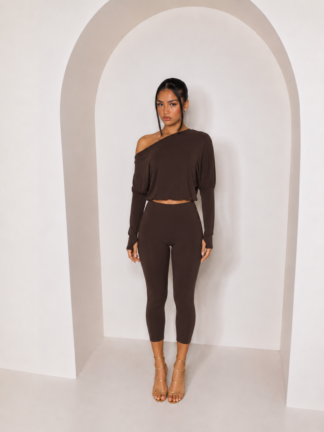 Sienna Capri Co-ord - Chocolate